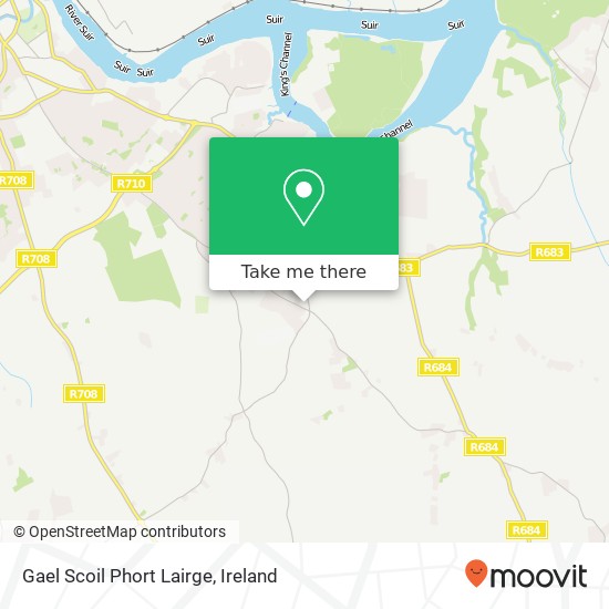 Gael Scoil Phort Lairge map