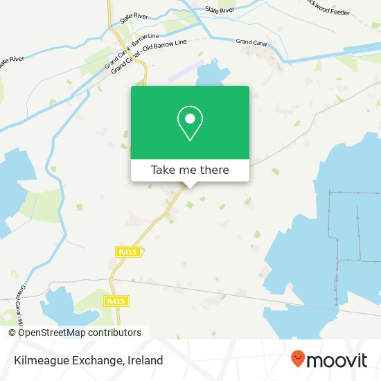 Kilmeague Exchange map