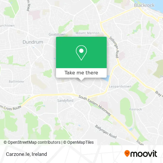 Carzone.Ie map