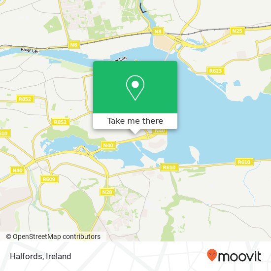 Halfords map