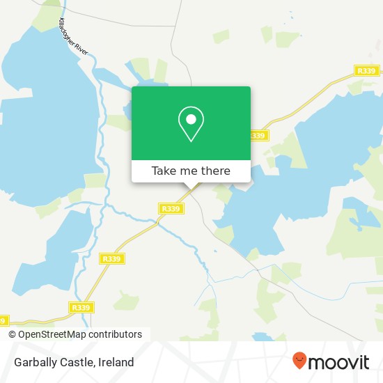 Garbally Castle map