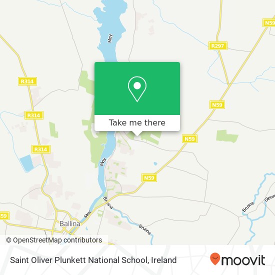 Saint Oliver Plunkett National School map