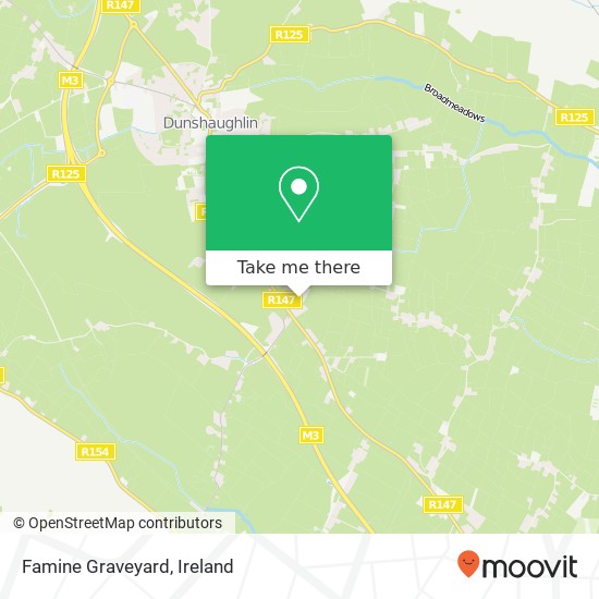 Famine Graveyard map