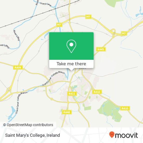 Saint Mary's College map