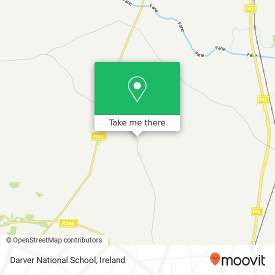 Darver National School map