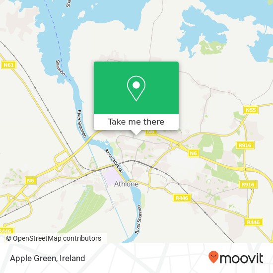 Apple Green map