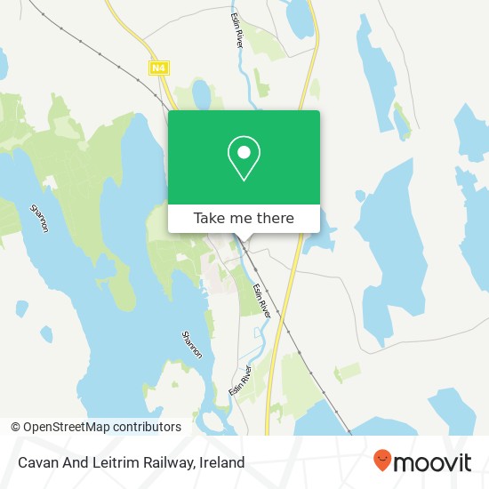 Cavan And Leitrim Railway map