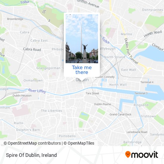 Spire Of Dublin map