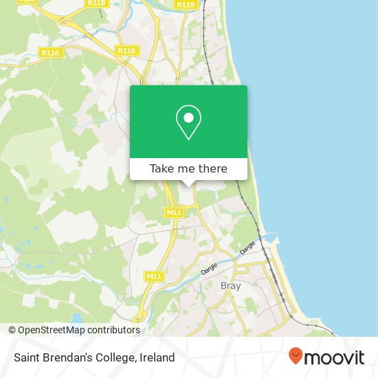 Saint Brendan's College map