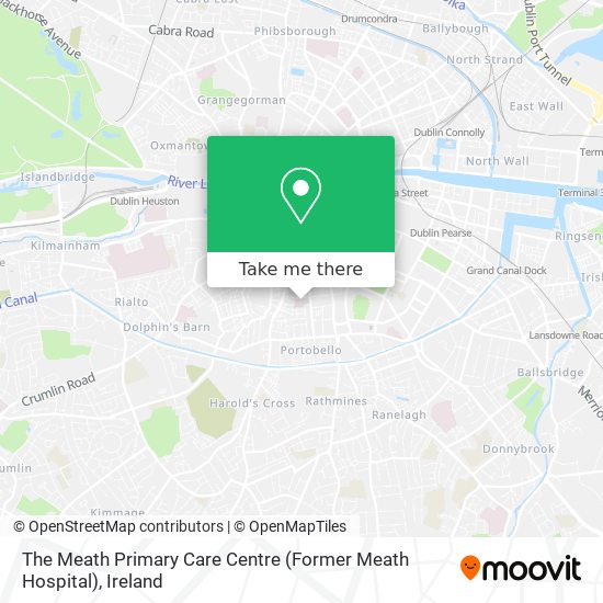 The Meath Primary Care Centre (Former Meath Hospital) map