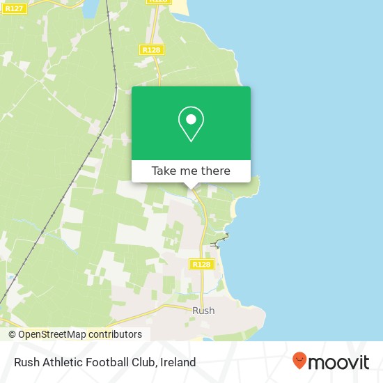 Rush Athletic Football Club map