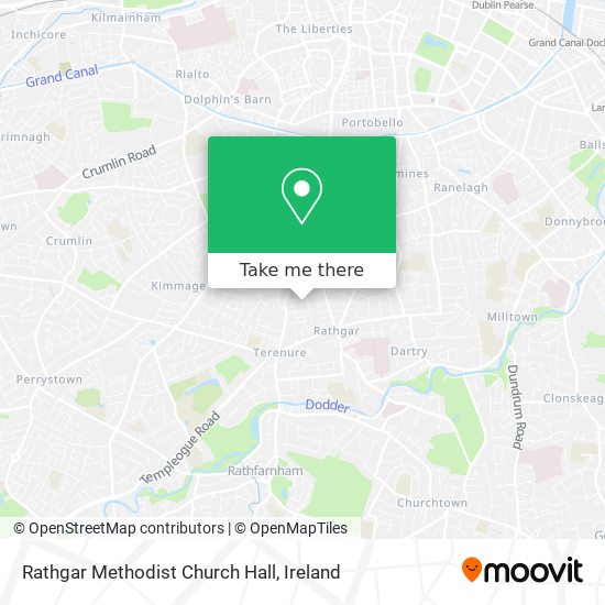 Rathgar Methodist Church Hall map