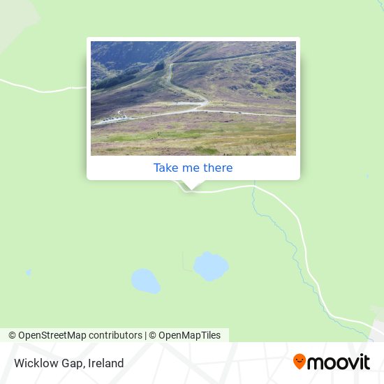 Wicklow Gap map