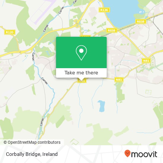 Corbally Bridge map