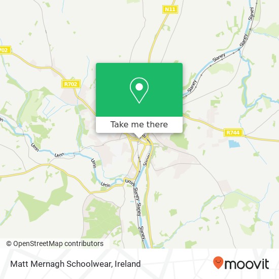 Matt Mernagh Schoolwear map