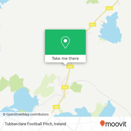 Tubberclare Football Pitch map