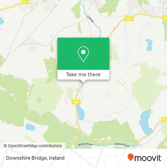 Downshire Bridge map