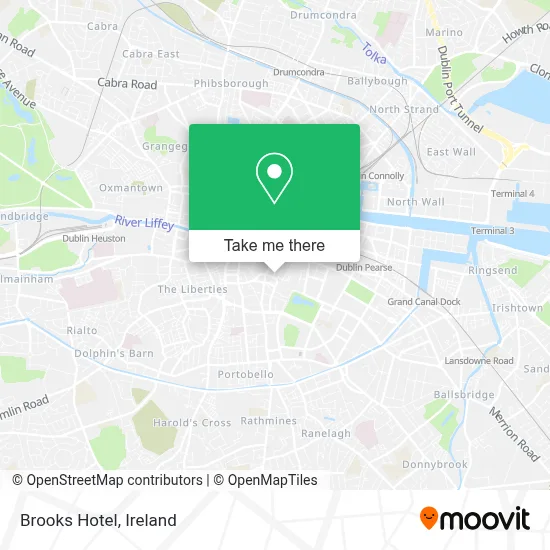 Brooks Hotel map