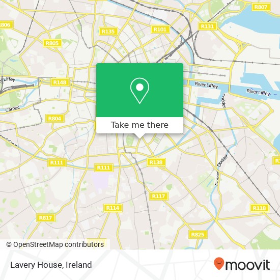 Lavery House map