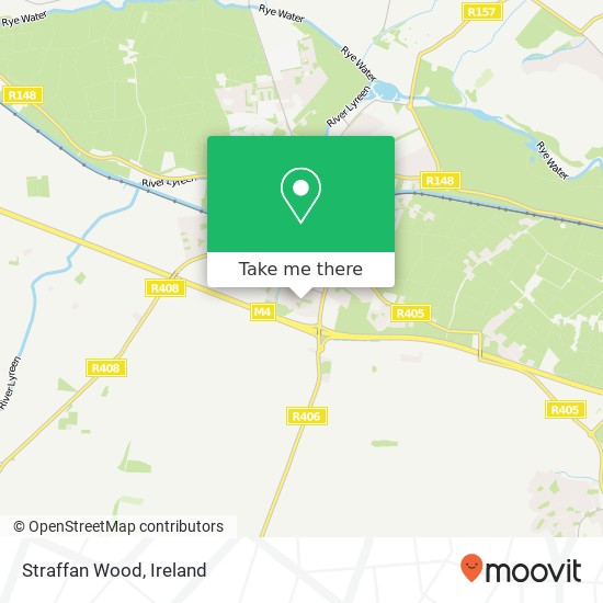 Straffan Wood map