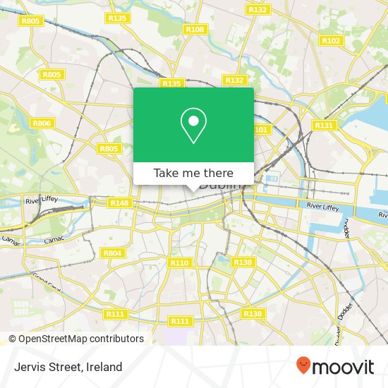 Jervis Street map