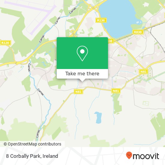 8 Corbally Park map