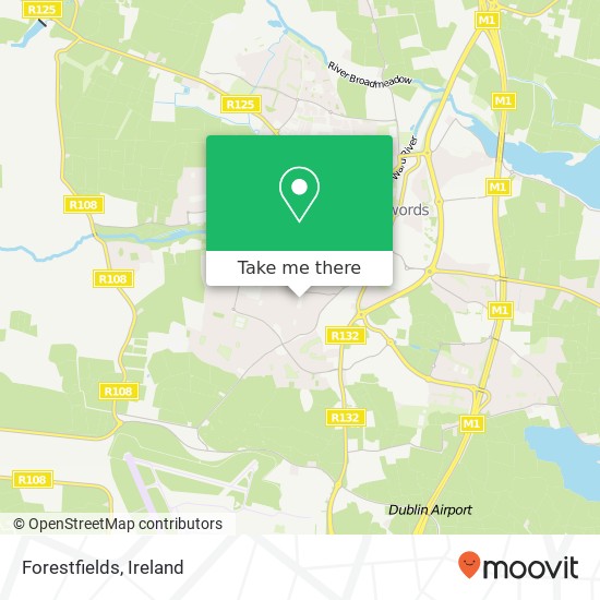 Forestfields map