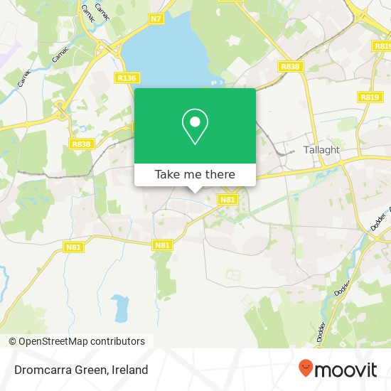 Dromcarra Green map