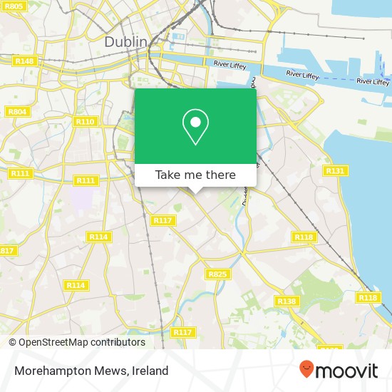 Morehampton Mews map