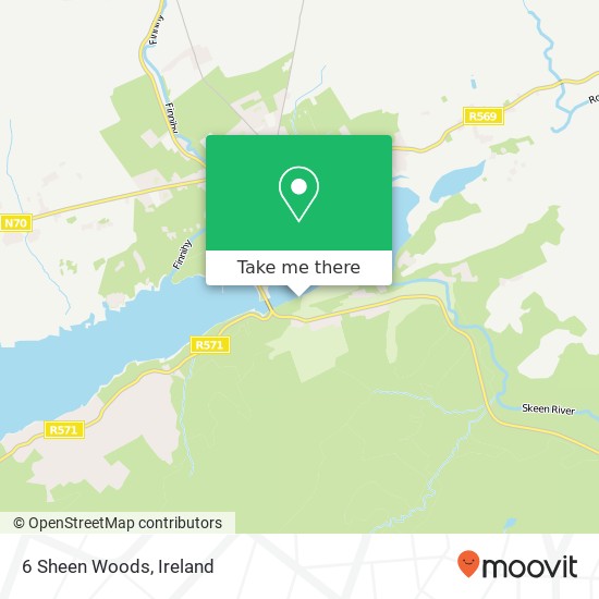 6 Sheen Woods map