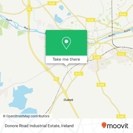 Donore Road Industrial Estate map