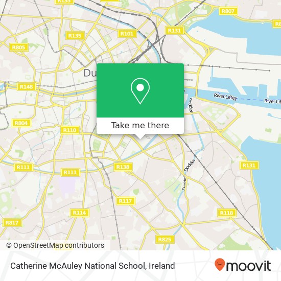 Catherine McAuley National School map