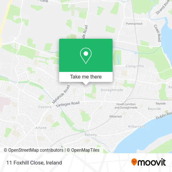 11 Foxhill Close map