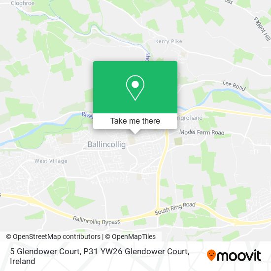 5 Glendower Court, P31 YW26 Glendower Court map
