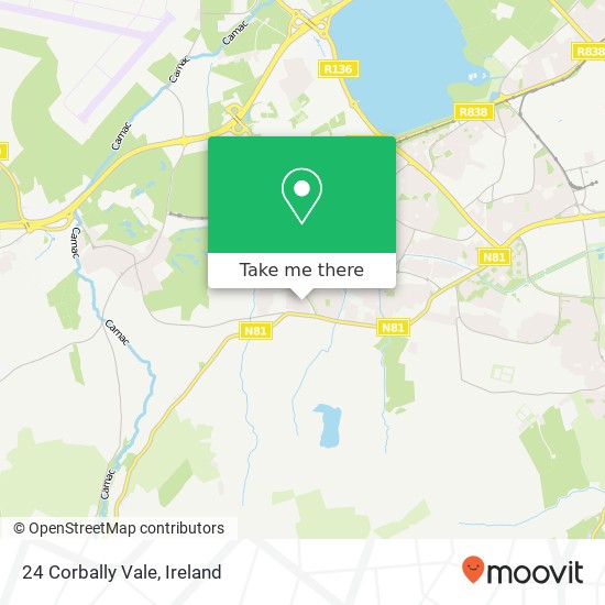 24 Corbally Vale map
