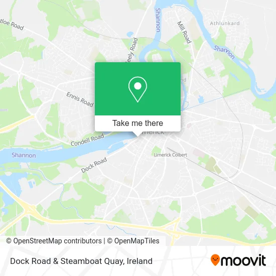 Dock Road & Steamboat Quay map