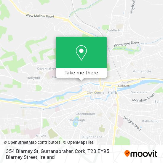 354 Blarney St, Gurranabraher, Cork, T23 EY95 Blarney Street map
