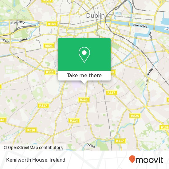 Kenilworth House map