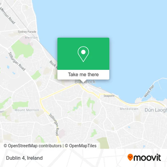 Dublin 4 map