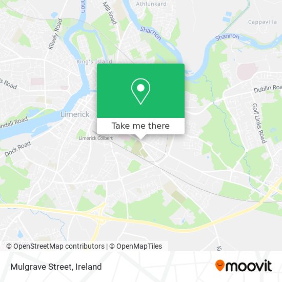 Mulgrave Street map