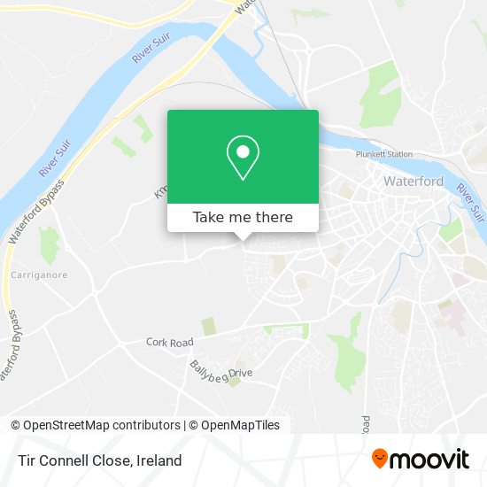 Tir Connell Close map