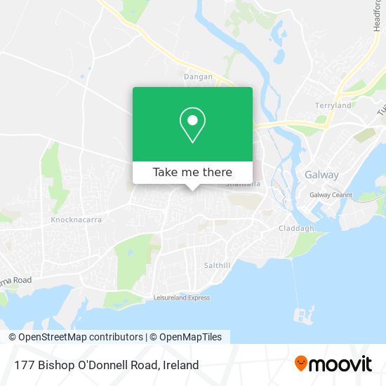 177 Bishop O'Donnell Road map