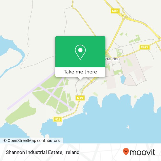Shannon Industrial Estate map