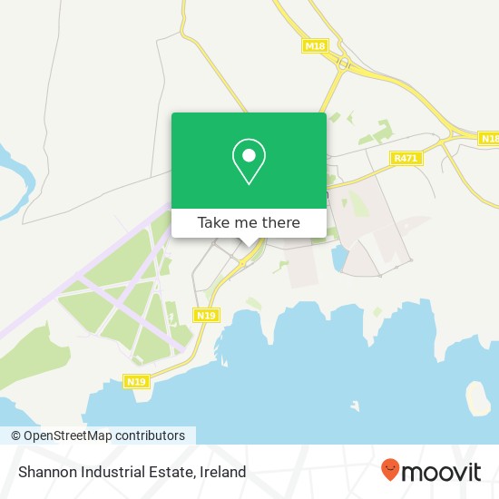 Shannon Industrial Estate map