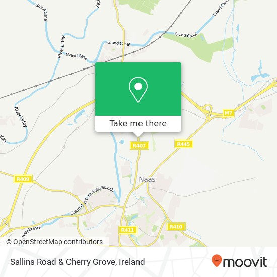 Sallins Road & Cherry Grove map