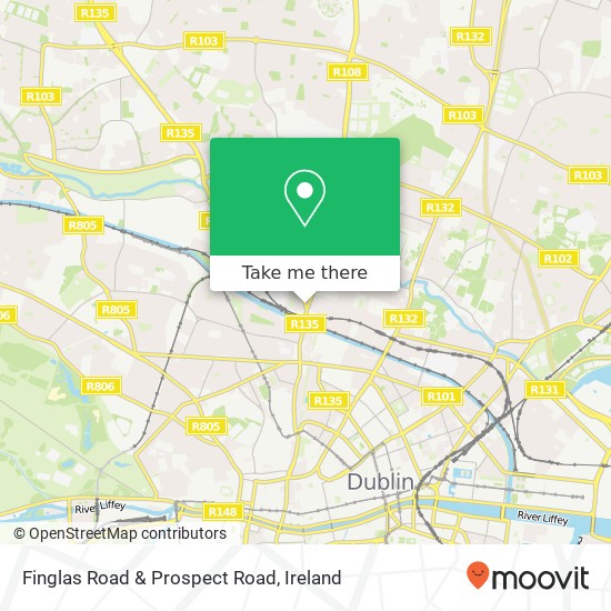 Finglas Road & Prospect Road plan