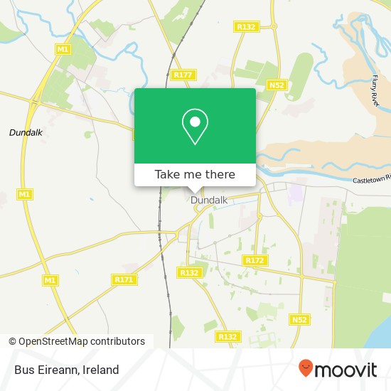 Bus Eireann map