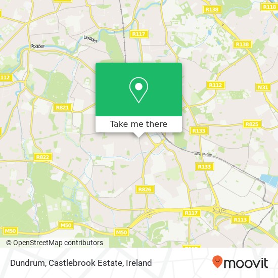 Dundrum, Castlebrook Estate map
