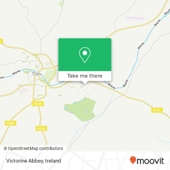 Victorine Abbey map