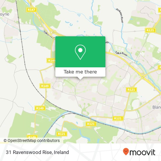 31 Ravenswood Rise map